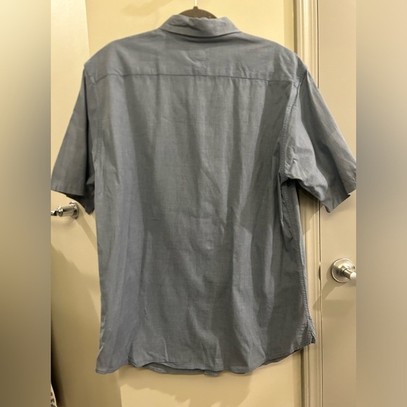 Ralph Lauren Jeans Co Button Down Shirt Short Sleeve Mens Medium Blue Cotton - Picture 2 of 6